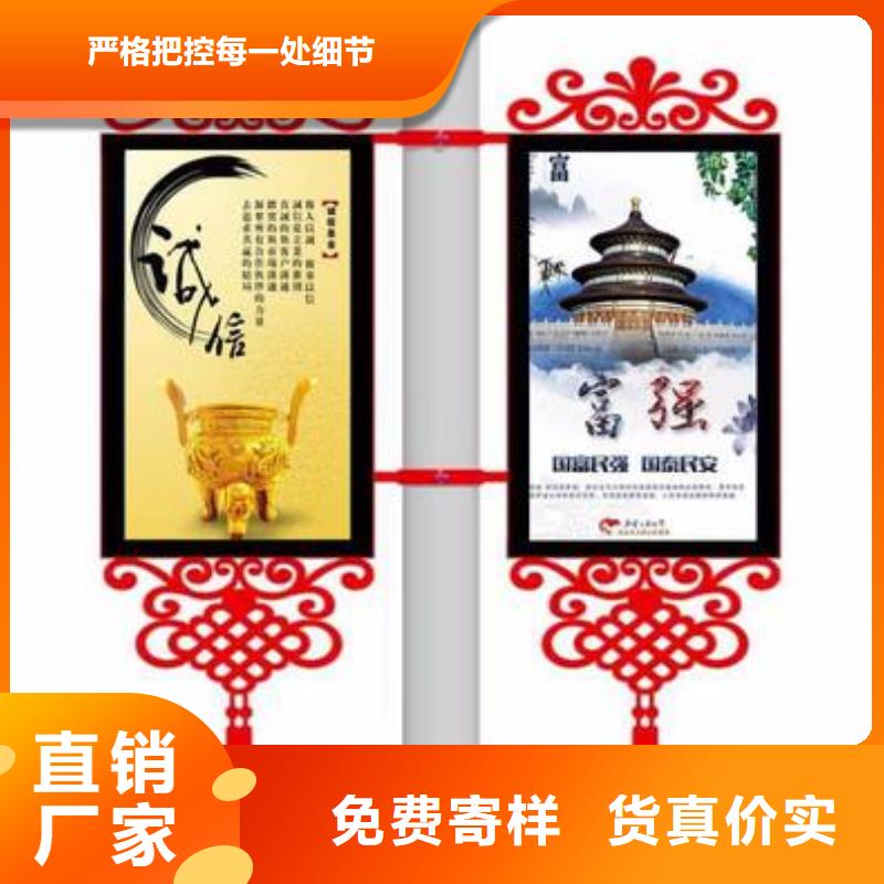 路边灯杆灯箱价格行情本地厂家
