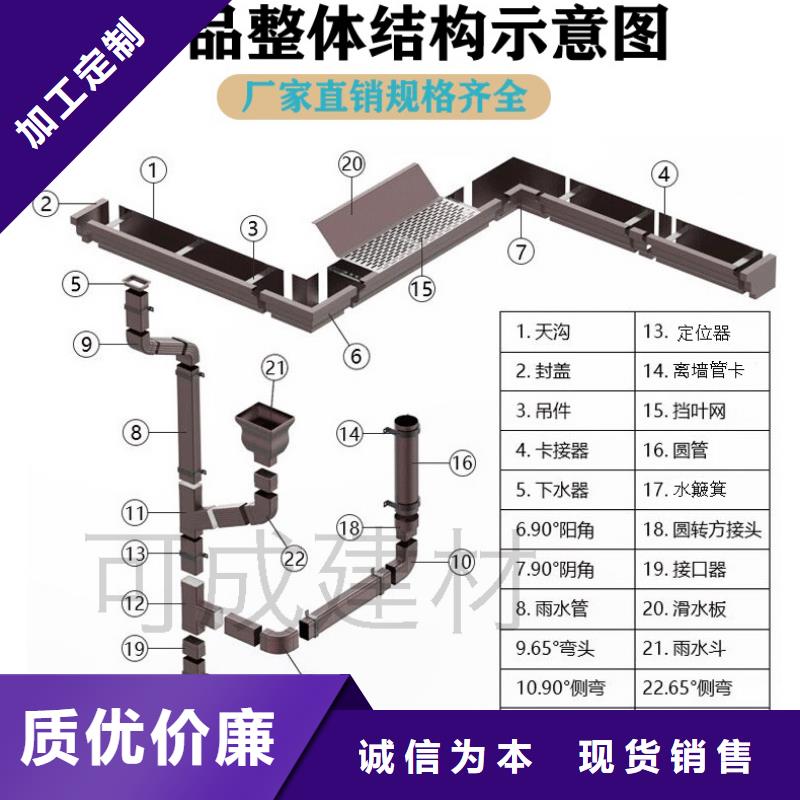 天沟-PVC雨水管种类齐全当地供应商