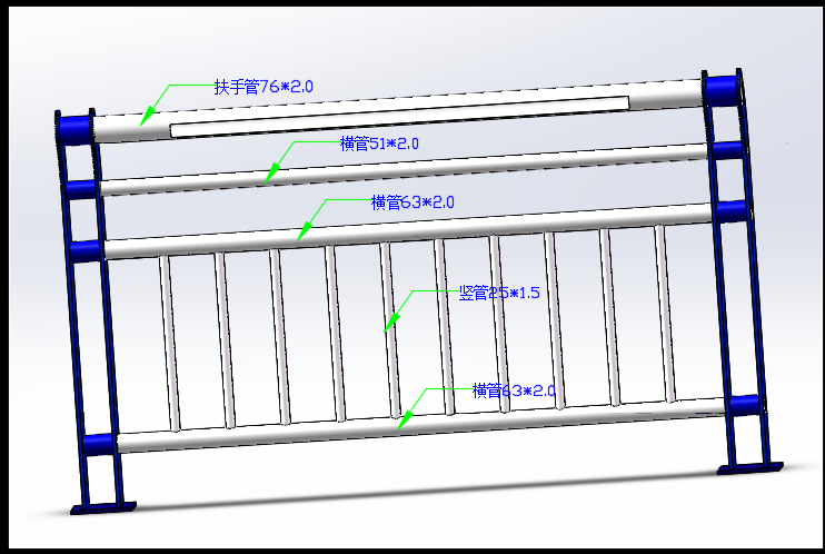 护栏防撞护栏立柱自主研发