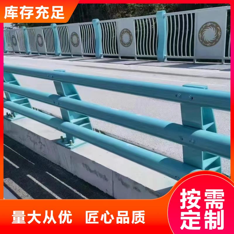 人工湖不锈钢防撞隔离仿木护栏批发贴心服务