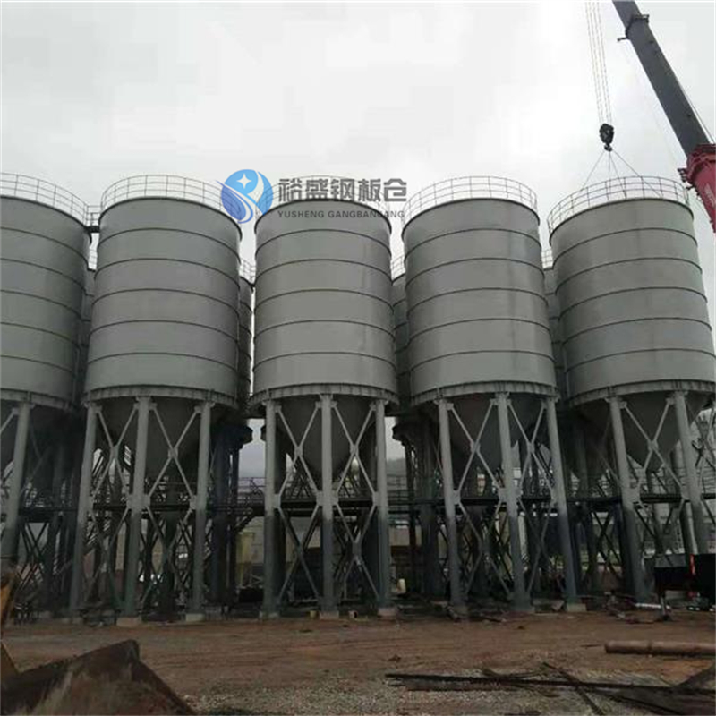 矿渣微粉钢板仓欢迎下单厂家大量现货