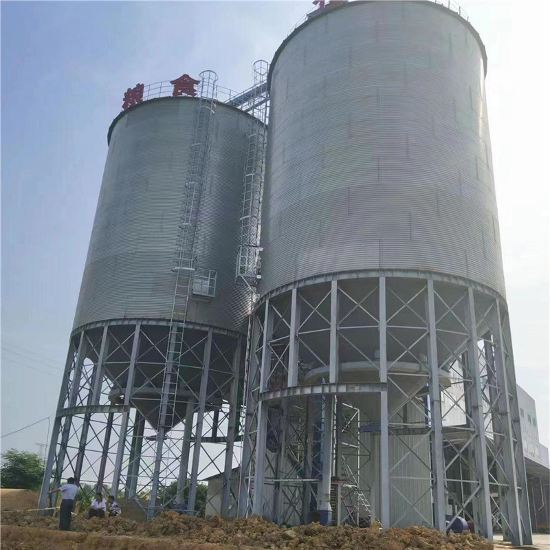 全钢锥底粮食钢板仓全国施工本地公司