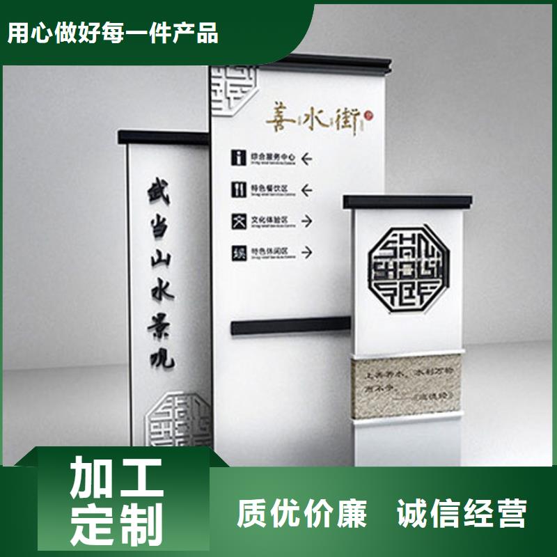 公园景观小品导视牌实力雄厚适用范围广