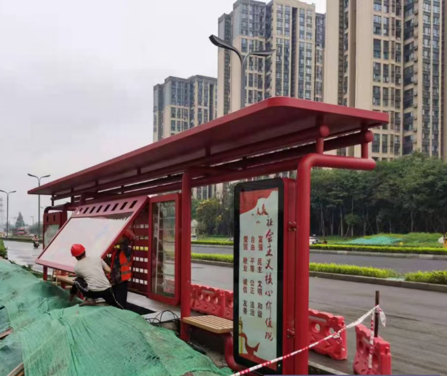 昌江县智慧公交候车亭订制从厂家买售后有保障