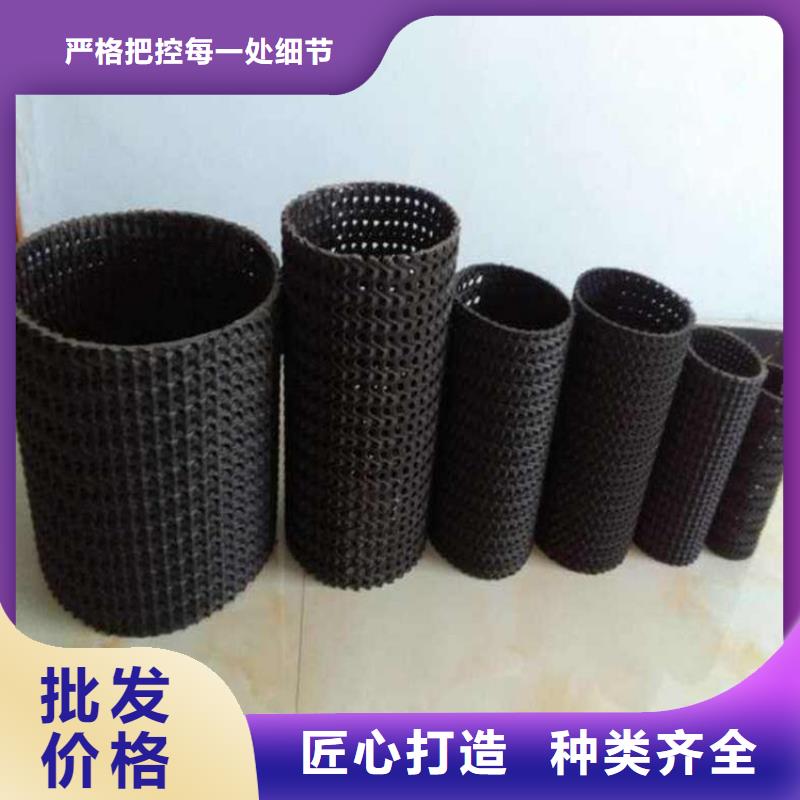 硬式透水管塑料土工格栅实体厂家同城制造商
