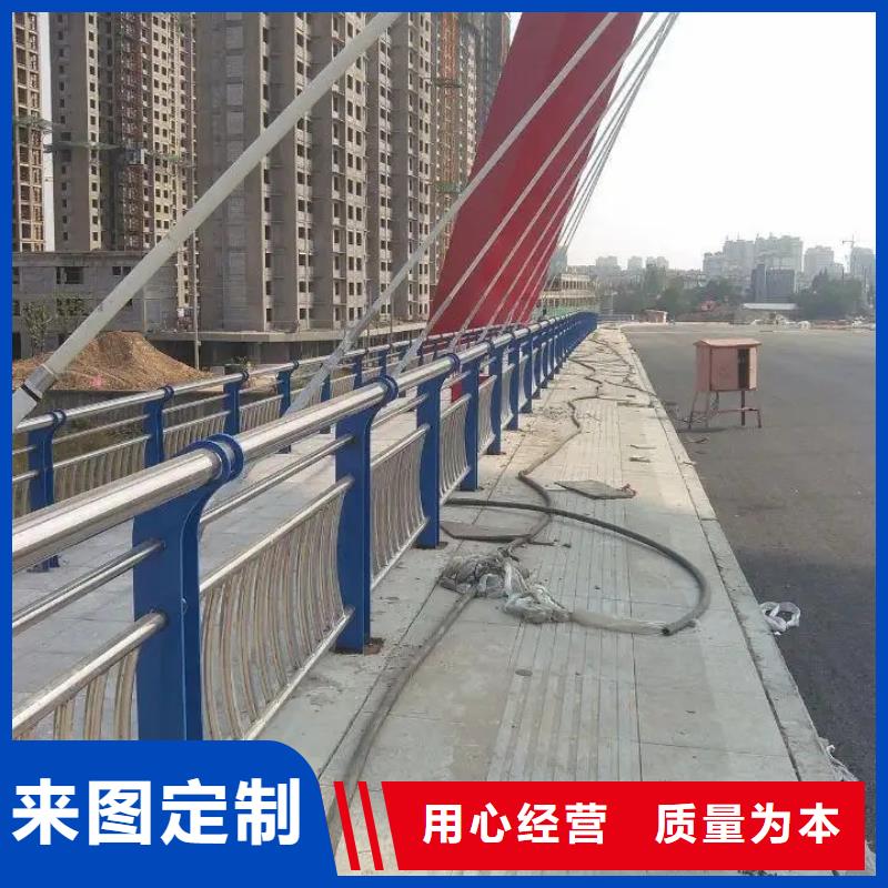 桥梁防撞护栏不锈钢立柱工程施工案例免费安装