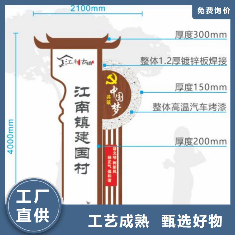 烤漆美丽乡村标牌价格优惠源头厂家量大价优