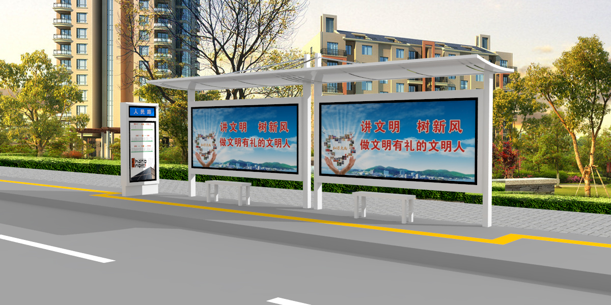 公交站台,不锈钢标牌品质保证实力见证一致好评产品