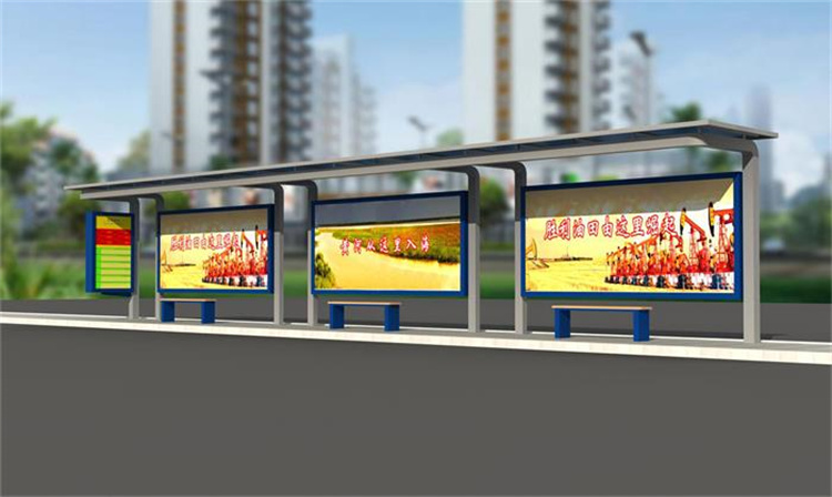 不锈钢候车亭全国发货实拍展现