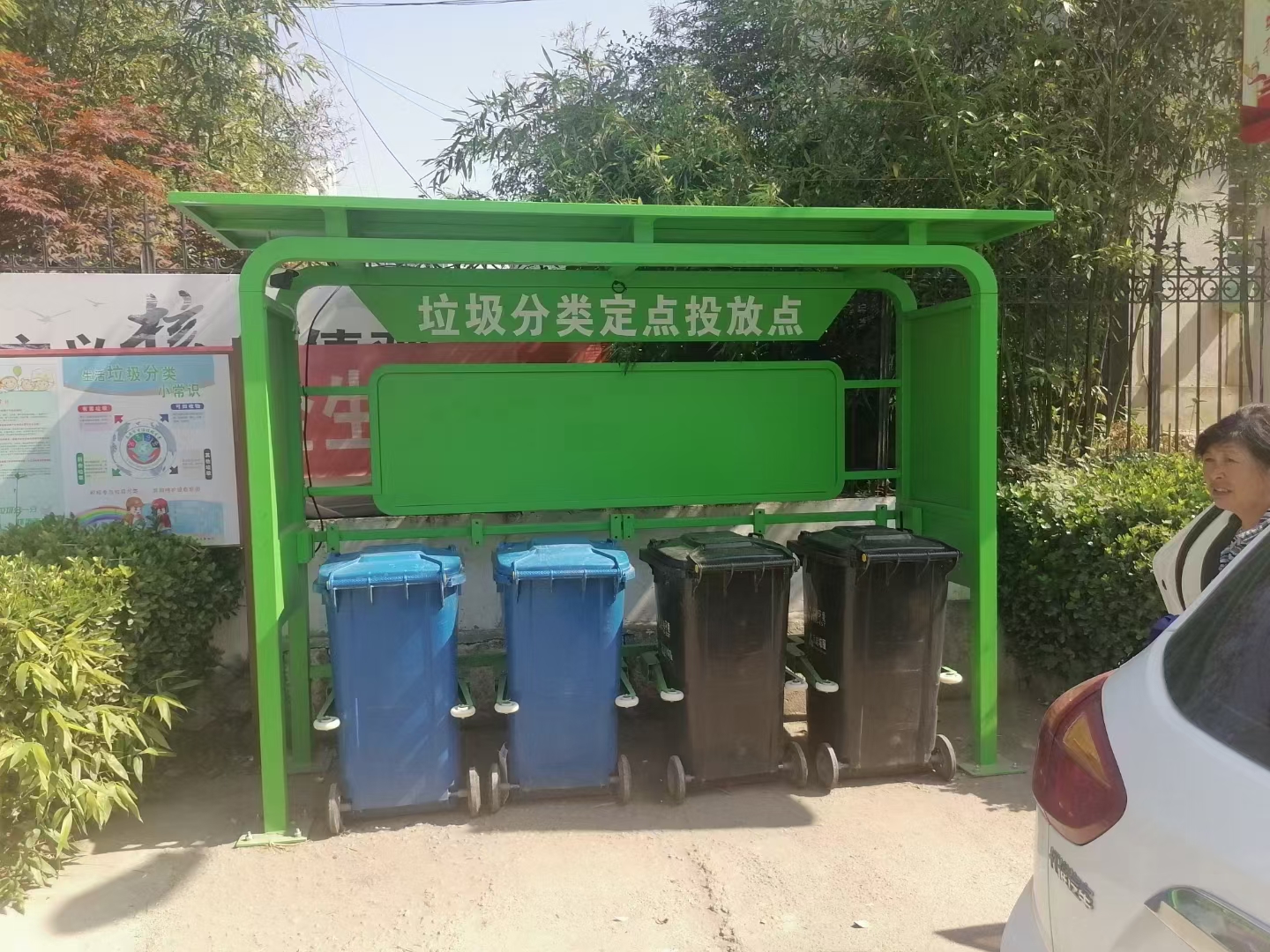 不锈钢垃圾分类亭垃圾房品质过关当地厂家