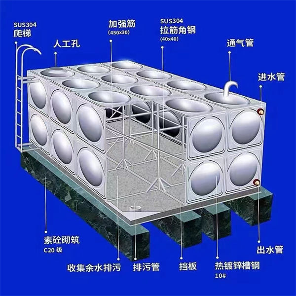 圆柱形水箱订制一站式供应厂家