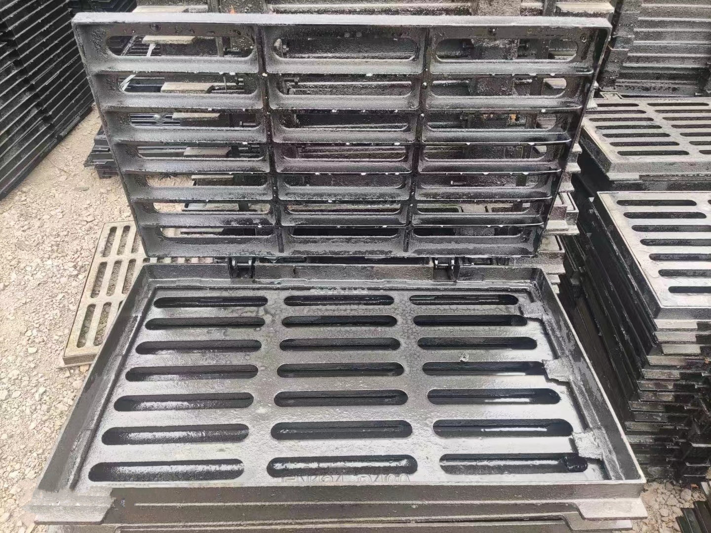 不锈钢沟盖板300*580*25图集图片建通铸造厂家同城品牌
